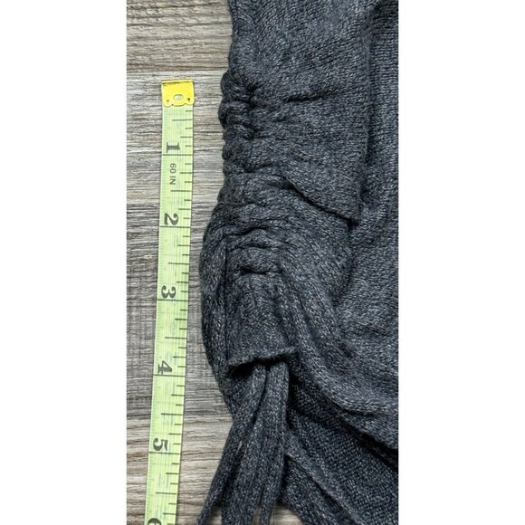 Maurices Womens Size 1 Gray Asymmetrical Knit Sweater Dress Tunic Top XL Knit - Picture 16 of 16